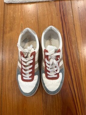 Women’s Gola White, Rust & Gray Casual Sneakers